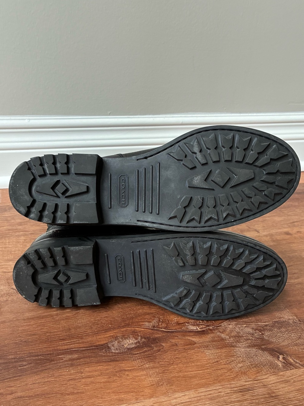 Coach Valentine Leather Signature Monogram Embossed Boots, A7785 - Picture 13 of 15